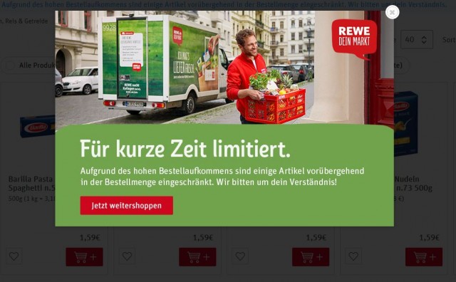 Продуктовые магазины в Дюльмене. Германия, земля Северная Рейн-Вестфалия
