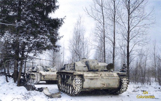 Цветные фотографии бронетехники времён Второй мировой войны