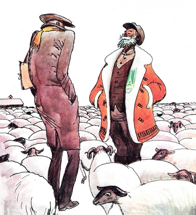 Советские карикатуры из журнала "Крокодил"