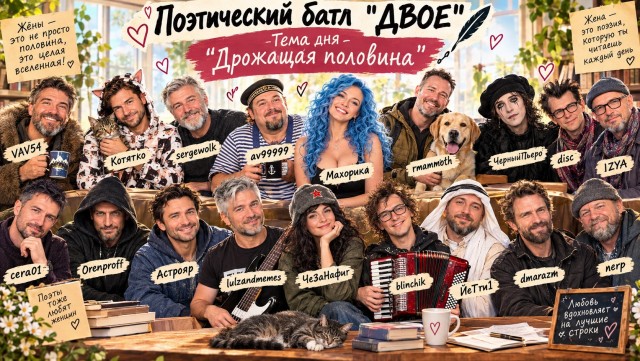 Двое, поэтический батл