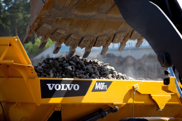 Полигон Volvo Construction Equipment в Швеции