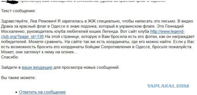 Активисты майдана в Одессе вытерли ноги о знамя