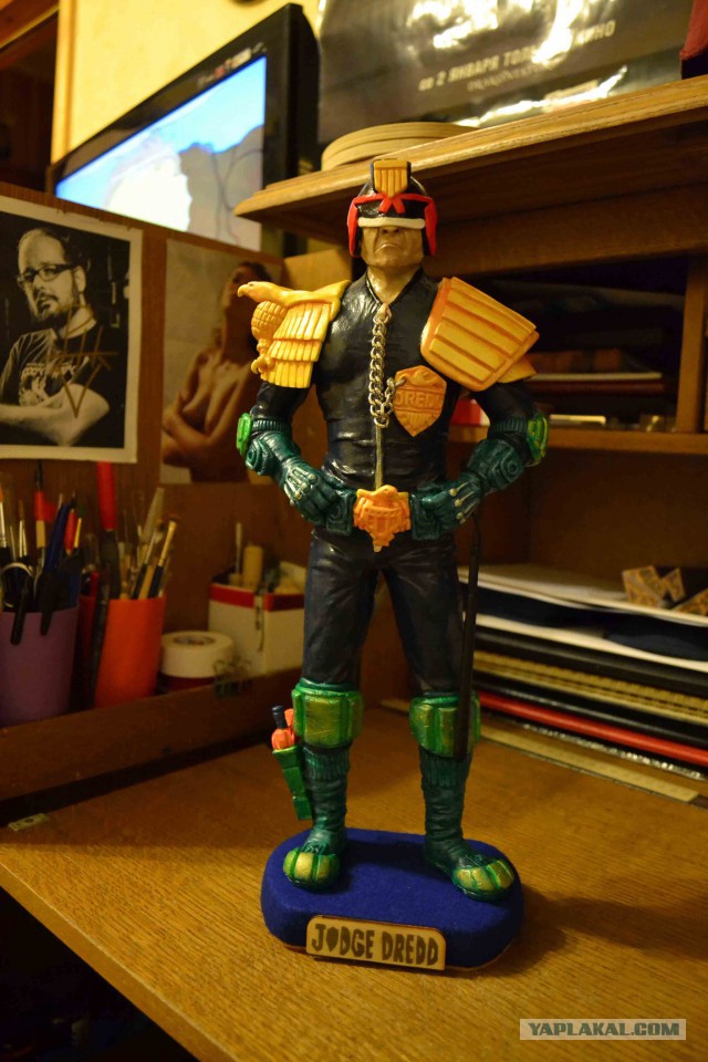 Создание фигурки "JUDGE DREDD"