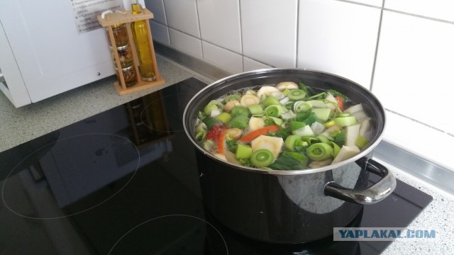Кулинария. Овощной бульон.