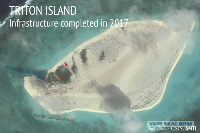 Впечатляющие темпы китайского строительства на островах в Южно-Китайском море
