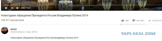 Реакция народа на новогоднее обращение Путина