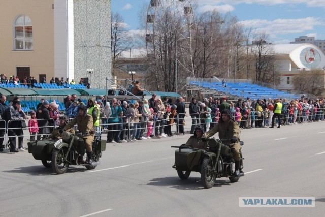 Фоторепортаж с  Парада Победы в Верхней Пышме