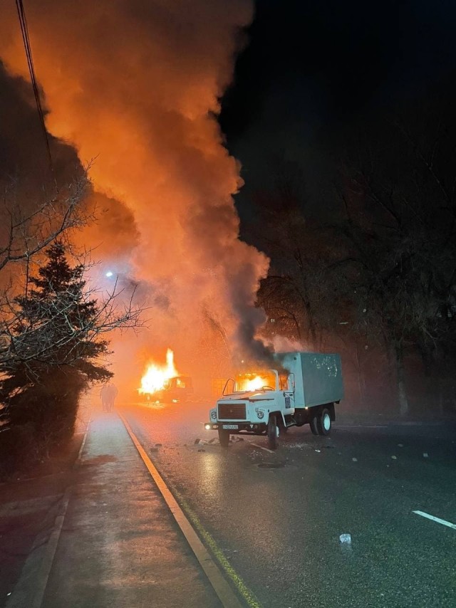 Митинги в Казахстане