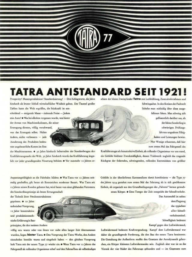 1934 Tatra T77. Автопятница №25