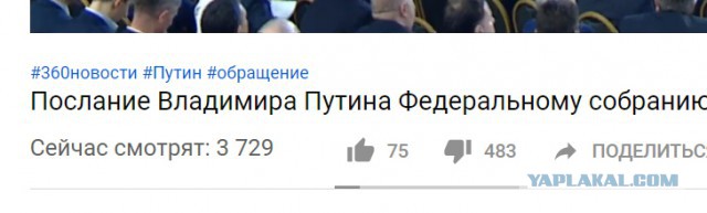 Ежегодное послание президента Федеральному собранию 2019