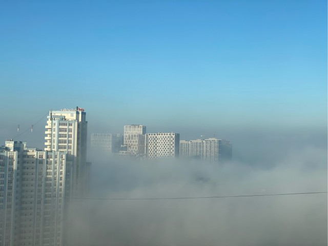 Туман в Москве