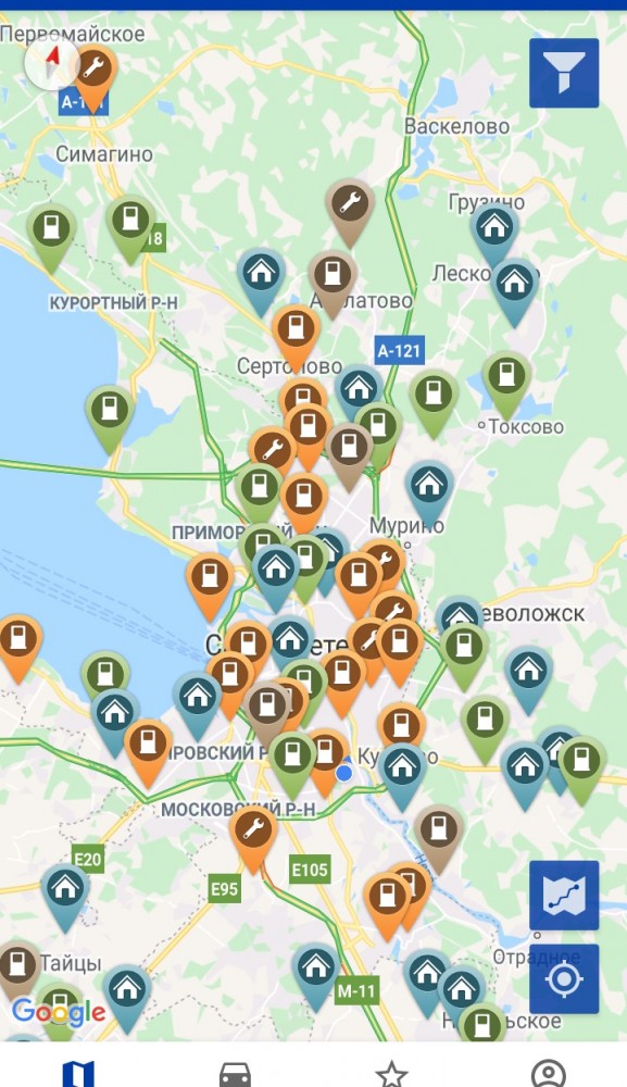 Очередь на зарядку электромобилей