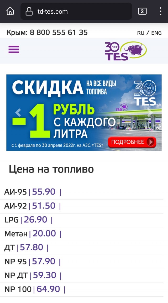 Цены на бензин
