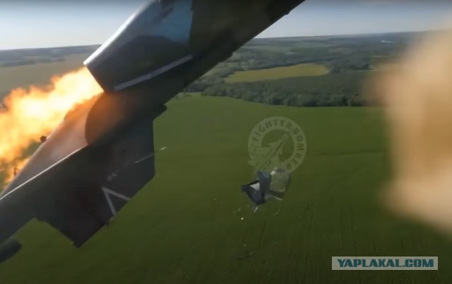 Катапультирование из Су-25 глазами лётчика