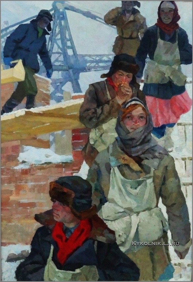 Труд в живописи СССР