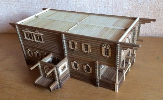Терем в Китай-городе, 3370 деталей Масштаб 1:72