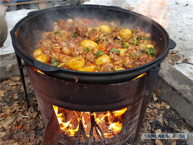 Блюда для казана, на природе и свежем воздухе