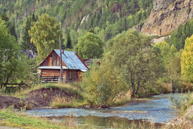 Сибирские деревни в тайге фото