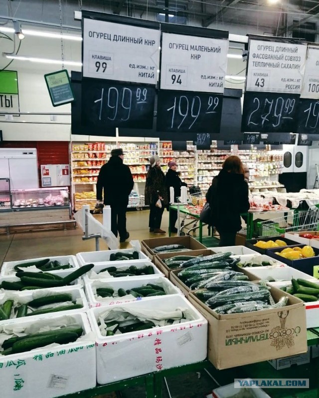 Из-за закрытия границы с Китаем на Дальнем Востоке — дефицит продуктов