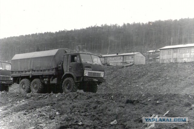 Автопробег грузовиков КАМАЗ 1978 год.