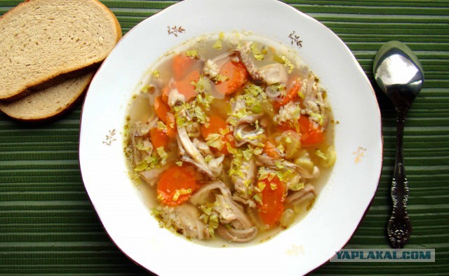 Суп из желудков (фляки)