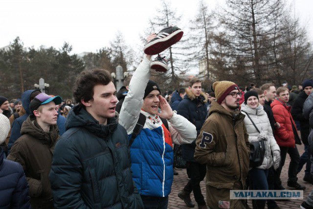 Задержания происходят на антикоррупционных акциях «Он нам не Димон»