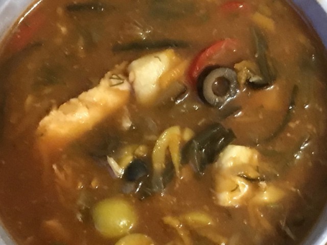 Рыбная солянка