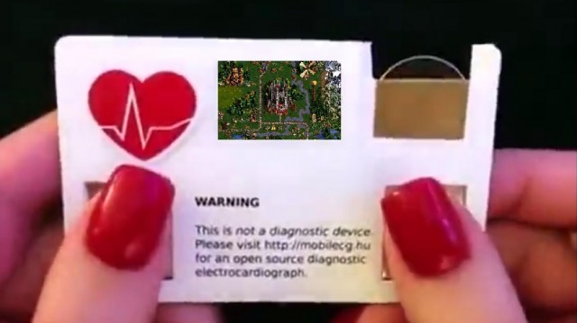 Визитка венгерской компании Mobile ECG, которая выпускает аппараты ЭКГ