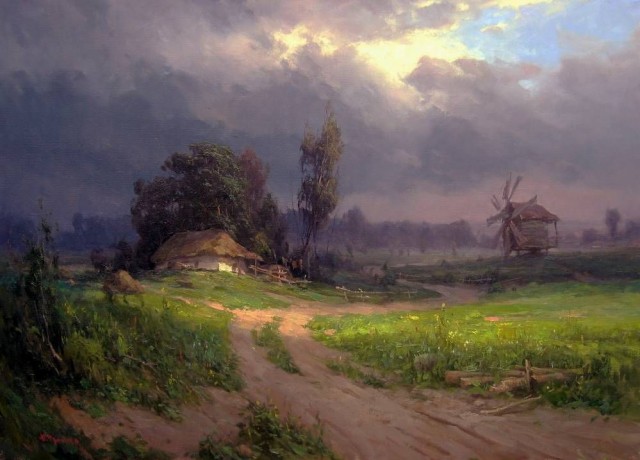 Перед грозой в живописи
