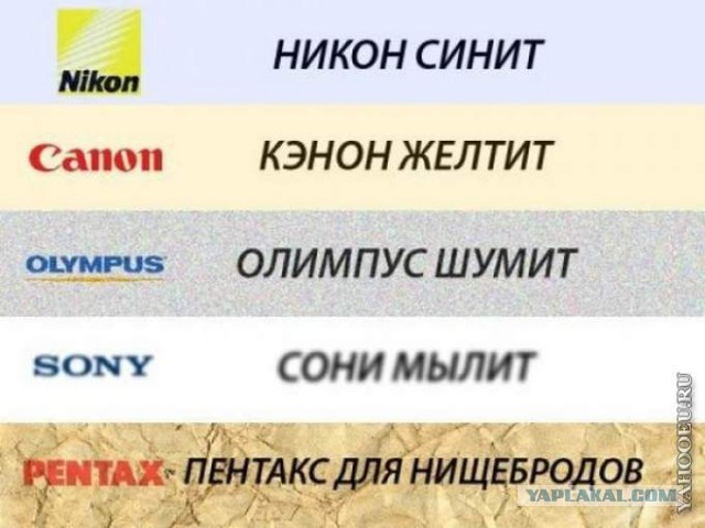 Что лучше Canon, Nikon или Sony ?
