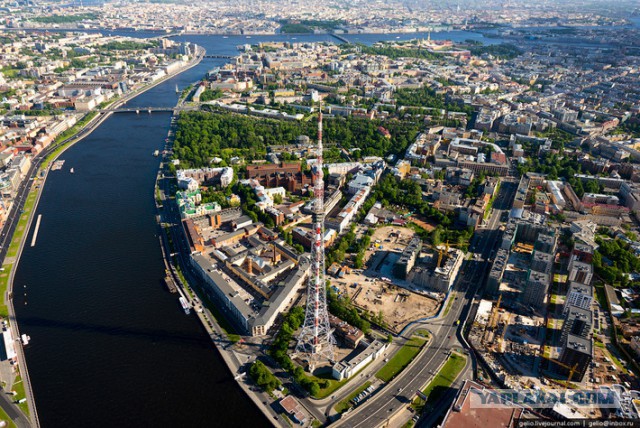 Санкт-Петербург с вертолета