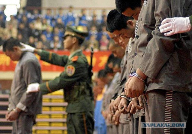 10 тысяч чиновников расстреляны в Китае по обвинению в коррупции