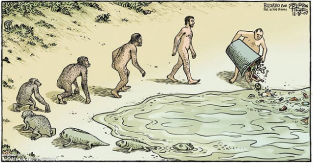 17 сатирических иллюстраций, после которых появляются вопросы к эволюции