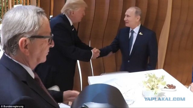 Фото: Первая встреча Путина и Трампа