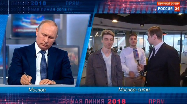 Прямая линия с Путиным