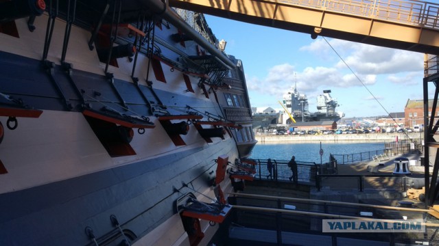 Посещение HMS Victory в г. Портсмут, Великобритания