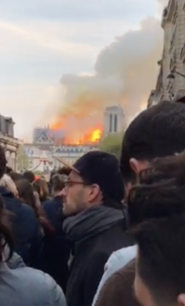 ⚡️В Соборе Парижской Богоматери произошёл пожар - AFP