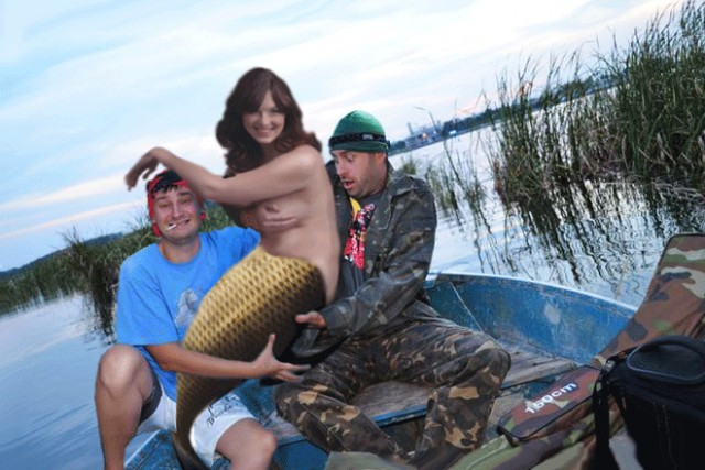 Фотожаба: Рыбаки без рыбы