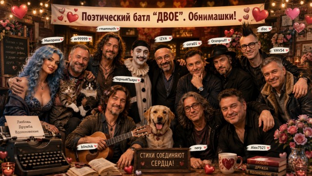 Двое, поэтический батл