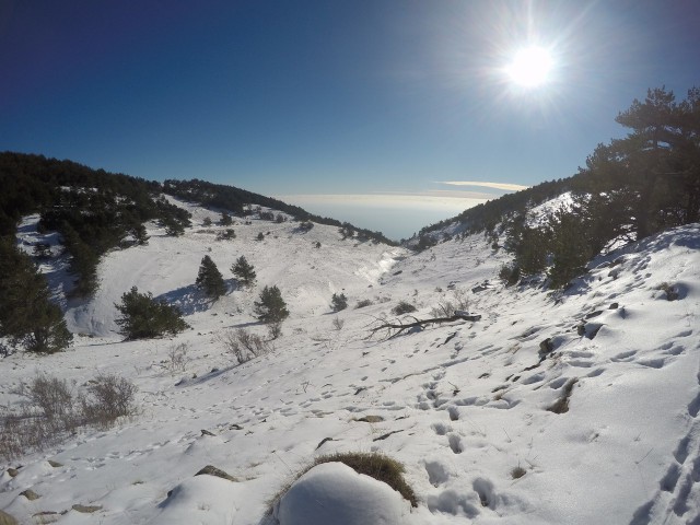 А в Крыму на высоте 1500 метров выпал снег