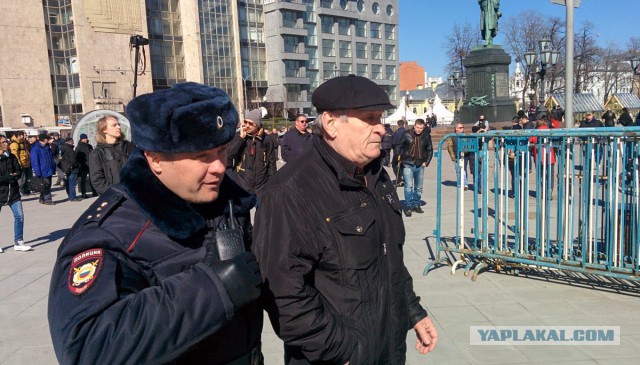 Задержания происходят на антикоррупционных акциях «Он нам не Димон»