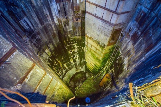 Взорванный в 70-х комплекс группового старта ядерных ракет 551-го РП