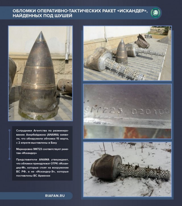 Показали обломки ракеты Х-47 "Кинжал" (Искандер?)