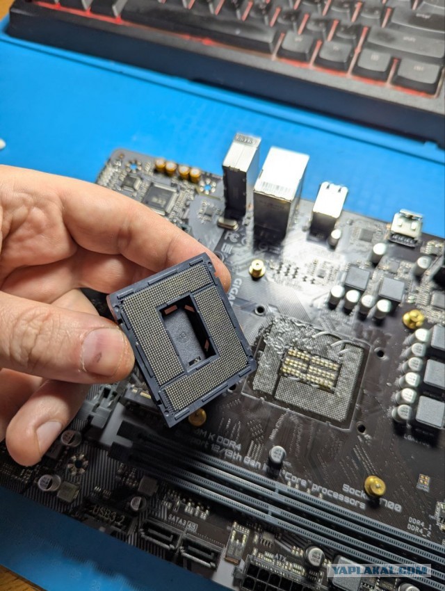 Меняем сокет 1151 на материнской плате Gigabyte ga-z170n-wifi