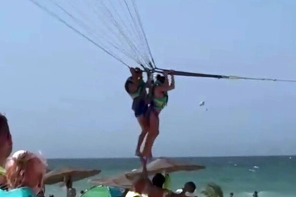 Женщина заявила о сексуальном насилии со стороны инструктора прямо во время парасейлинга.