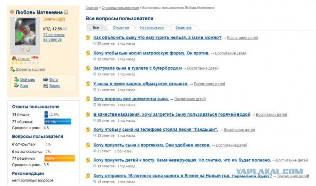 Убойные приколы с сайта "Ответы Mail.ru"