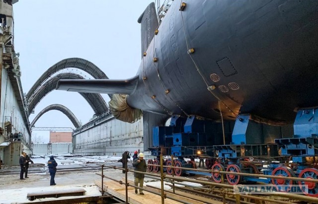 В Северодвинске спустили на воду атомную подлодку проекта «Ясень-М»