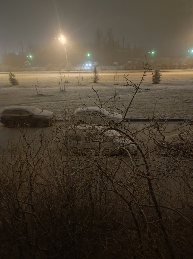Первый снег.