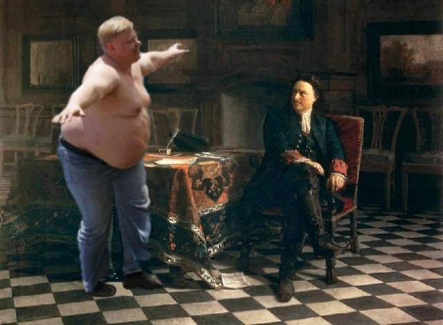 Фотожаба: Эквилибрист