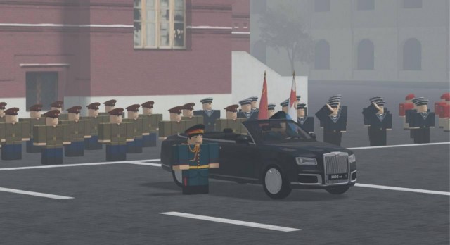 Парад Победы в заблокированном Roblox